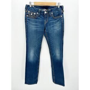 True Religion Women's Becca Mid Rise Bootcut Denim Jeans Size 29 W10572OMQT1